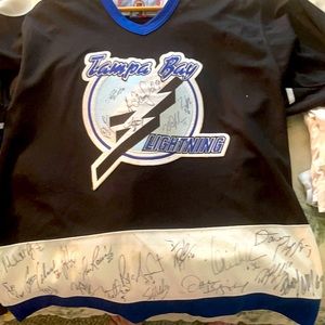 1994-95 CCM Tampa Bay Lightening Jersey.